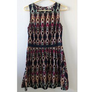 Boho Ikat Print Dress - image 1